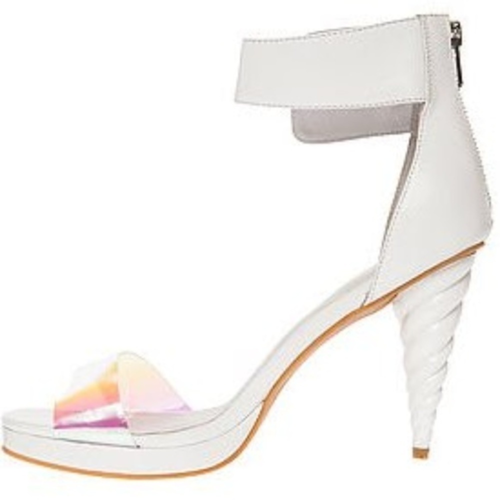 Jeffrey Campbell Pegasus Iridescent Unicorn Heel